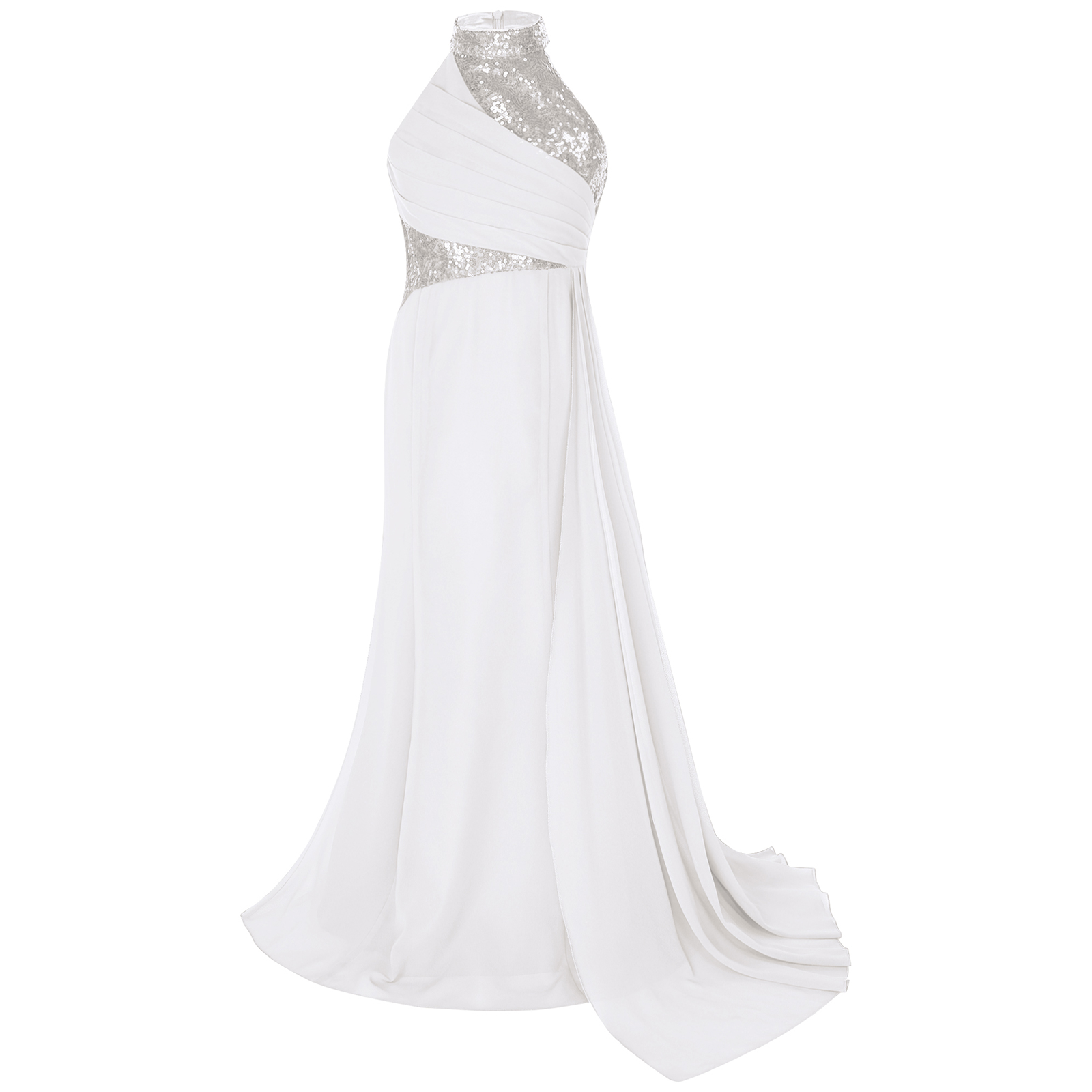 Anak-anak bunga gadis payet el - Maxi Dress Halter ulasan dan harga