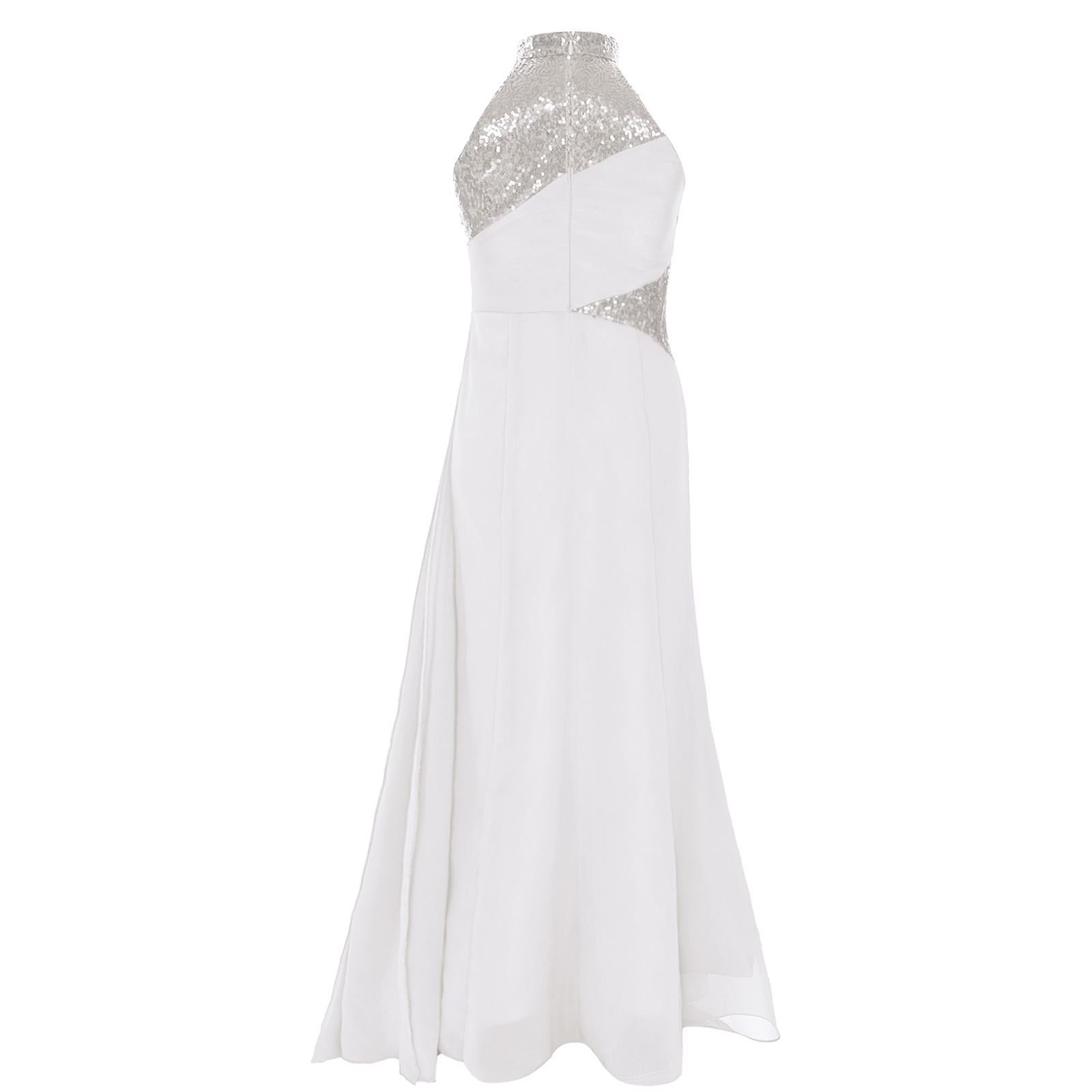Anak-anak bunga gadis payet el - Maxi Dress Halter ulasan dan harga