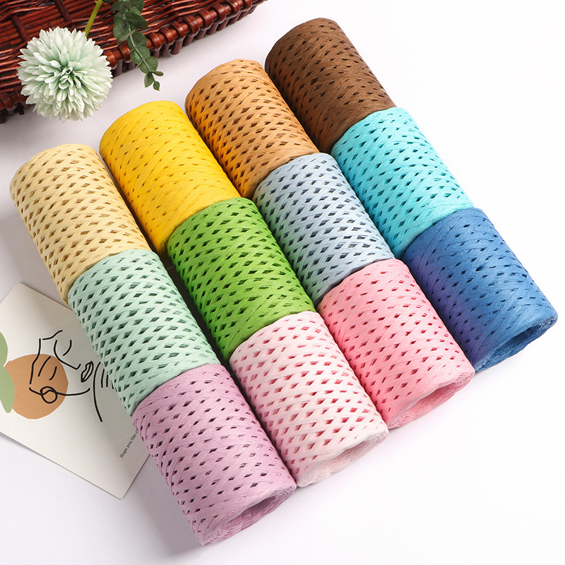 Benang Jerami Rafia Alami 150M - Crochet Bag Raffia ulasan dan harga