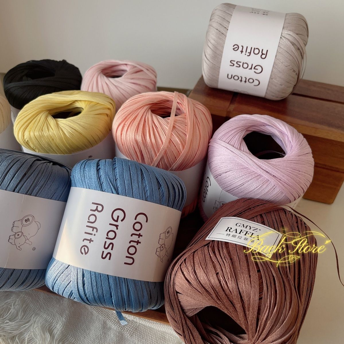 102M/Roll Benang Rafia Multiwa - Crochet Bag Raffia ulasan dan harga