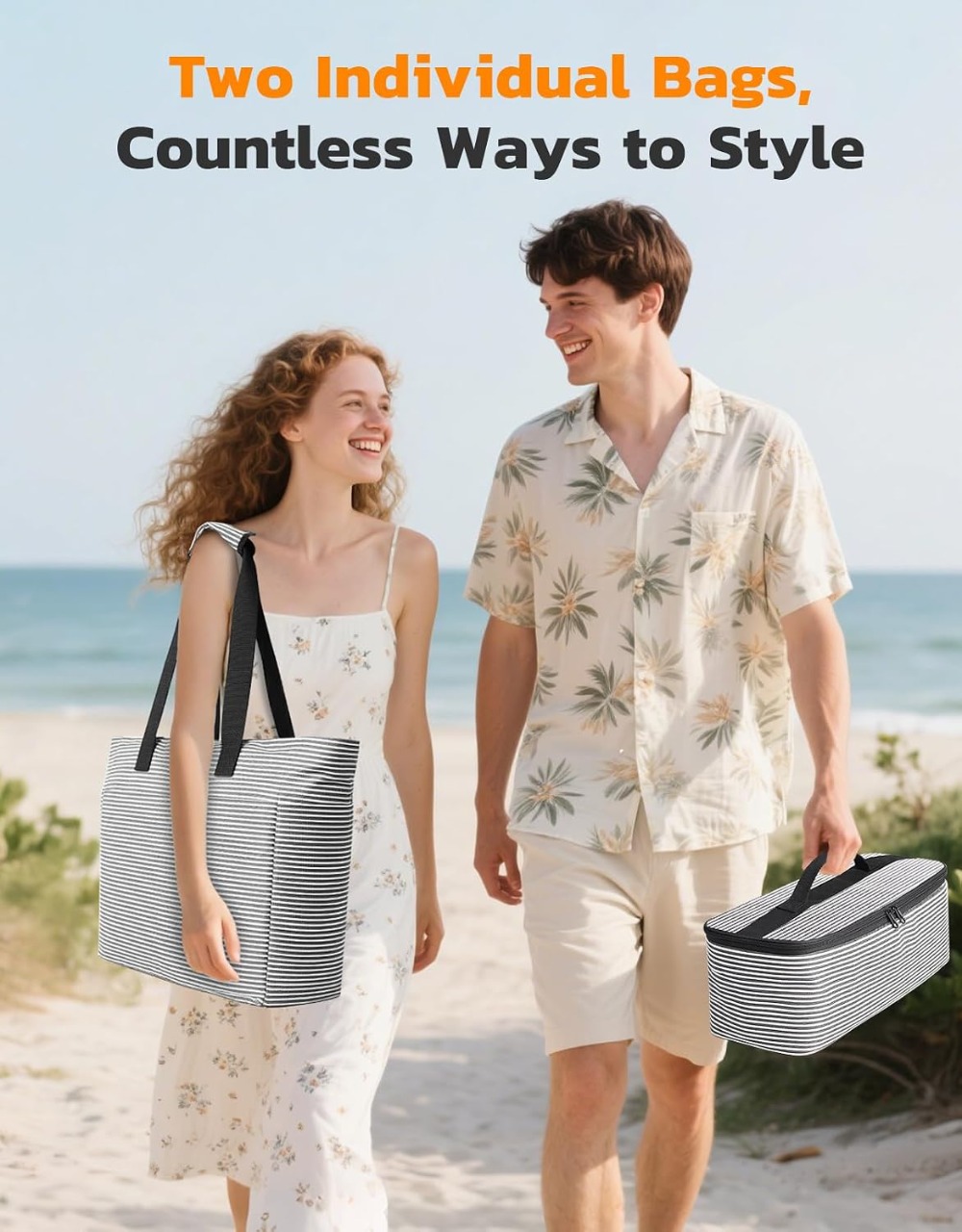 Tas Pantai dan Set Pendingin T - Tote Bag Beach ulasan dan harga